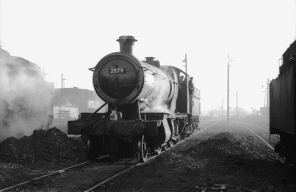 2879 Locomotive on a Misty Morning in 1963