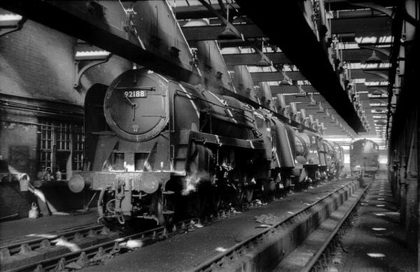 Colwick 9F 92188 Woodford Shed October 1963